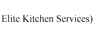 ELITE KITCHEN SERVICES)