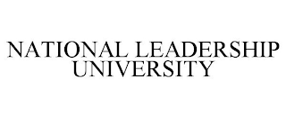 NATIONAL LEADERSHIP UNIVERSITY