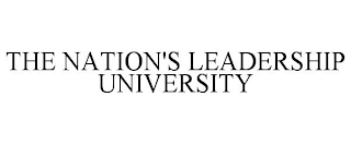 THE NATION'S LEADERSHIP UNIVERSITY