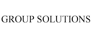 GROUP SOLUTIONS