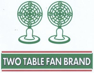 TWO TABLE FAN BRAND