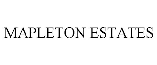 MAPLETON ESTATES