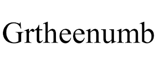 GRTHEENUMB