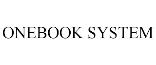 ONEBOOK SYSTEM