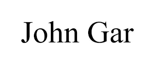 JOHN GAR