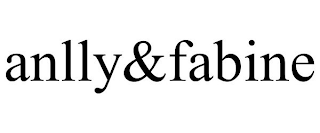 ANLLY&FABINE