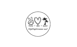 PEACE LOVE BEACH FLIPFLOPDREAMS LLC