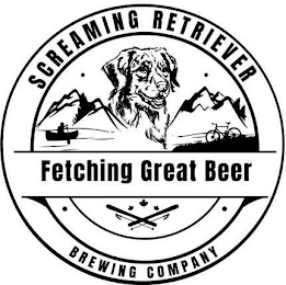 SCREAMING RETRIEVER FETCHING GREAT BEER BREWING COMPANY