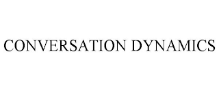 CONVERSATION DYNAMICS