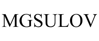 MGSULOV