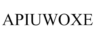 APIUWOXE