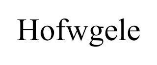 HOFWGELE