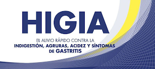 HIGIA EL ALIVIO RAPIDO CONTRA LA INDIGESTION, AGRURAS, ACIDEZ Y SINTOMAS DE GASTRITIS