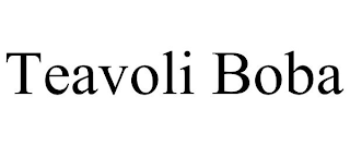 TEAVOLI BOBA