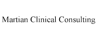 MARTIAN CLINICAL CONSULTING