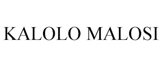 KALOLO MALOSI