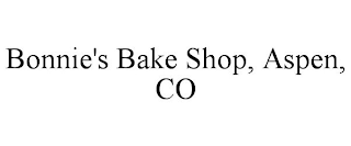 BONNIE'S BAKE SHOP, ASPEN, CO