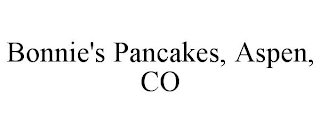 BONNIE'S PANCAKES, ASPEN, CO