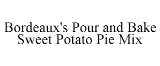 BORDEAUX'S POUR AND BAKE SWEET POTATO PIE MIX