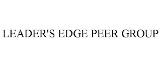 LEADER'S EDGE PEER GROUP