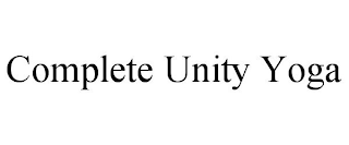 COMPLETE UNITY YOGA