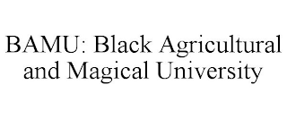 BAMU: BLACK AGRICULTURAL AND MAGICAL UNIVERSITY