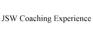 JSW COACHING EXPERIENCE