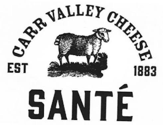 CARR VALLEY CHEESE EST 1883 SANTÉ