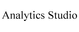 ANALYTICS STUDIO