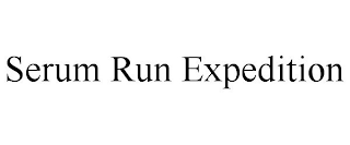 SERUM RUN EXPEDITION