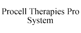 PROCELL THERAPIES PRO SYSTEM