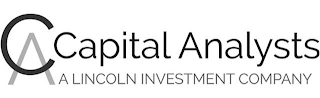 CA CAPITAL ANALYSTS A LINCOLN INVESTMENT COMPANY