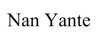 NAN YANTE