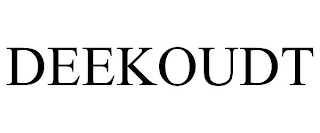 DEEKOUDT