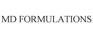 MD FORMULATIONS