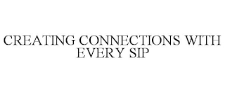 CREATING CONNECTIONS WITH EVERY SIP