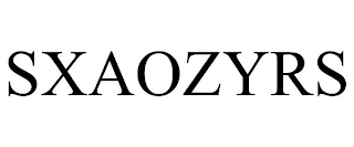 SXAOZYRS