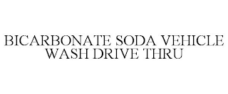 BICARBONATE SODA VEHICLE WASH DRIVE THRU