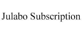 JULABO SUBSCRIPTION