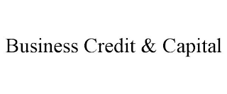 BUSINESS CREDIT & CAPITAL