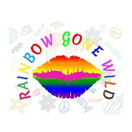 RAINBOW GONE WILD RGW RGW OK OK LOVE NEW! EXPRESSION 100% 100% #1