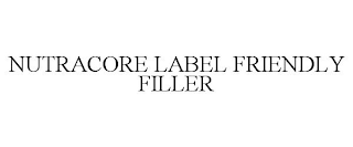 NUTRACORE LABEL FRIENDLY FILLER