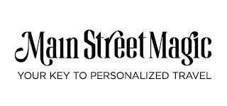 MAIN STREET MAGIC YOUR KEY TO PERSONALIZED TRAVEL