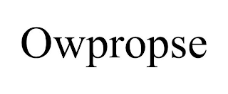 OWPROPSE