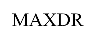 MAXDR