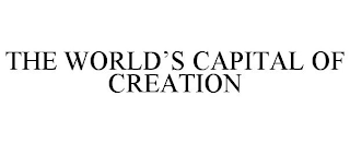 THE WORLD'S CAPITAL OF CREATION