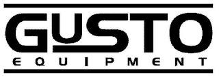 GUSTO EQUIPMENT