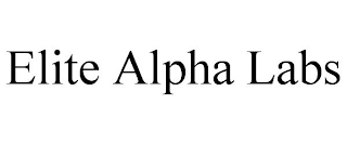 ELITE ALPHA LABS