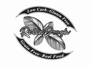 LOW CARB · GLUTEN FREE RELLADOUGH GRAIN FREE · REAL FOOD