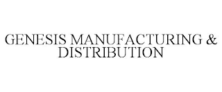 GENESIS MANUFACTURING & DISTRIBUTION